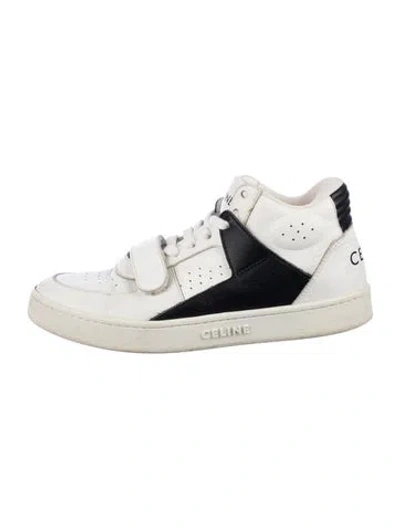 Pre-owned Celine Leather Colorblock Pattern Sneakers In Multi