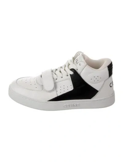 Pre-owned Celine Leather Colorblock Pattern Sneakers In Multi
