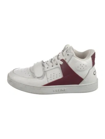 Pre-owned Celine Leather Colorblock Pattern Sneakers In Multi