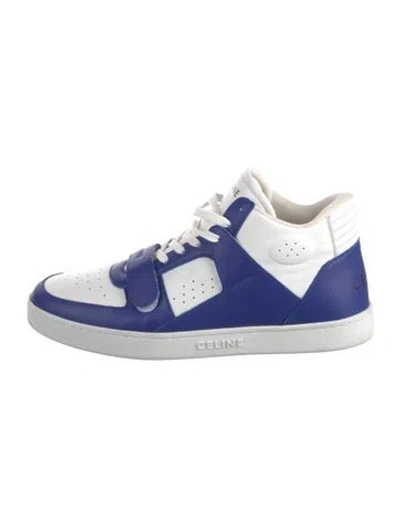 Pre-owned Celine Leather Colorblock Pattern Sneakers In Multi
