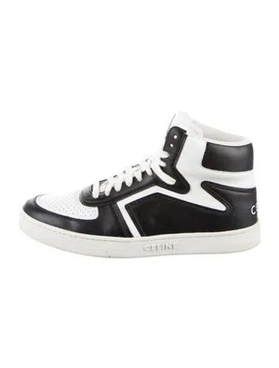 Pre-owned Celine Leather Colorblock Pattern Sneakers In Multi