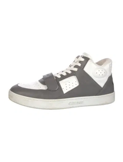 Pre-owned Celine Leather Colorblock Pattern Sneakers In Multi