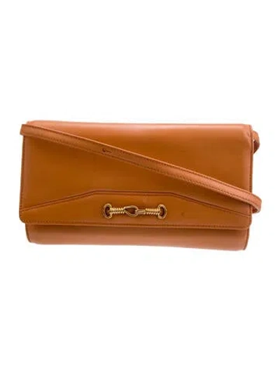 Pre-owned Celine Leather Crossbody Bag In Brown