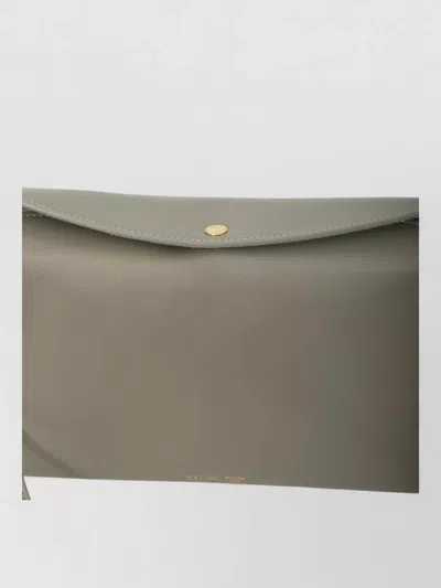 Celine Leather Crossbody Clutch Bag