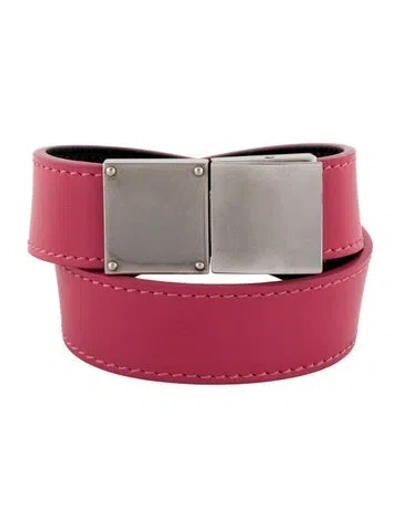 Pre-owned Celine Leather Double Wrap Bracelet In Multi