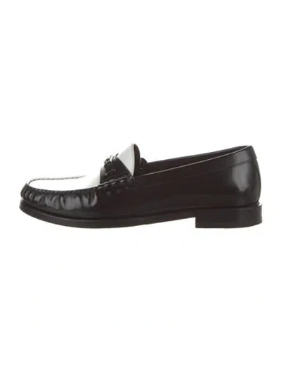 Pre-owned Celine Leather Dress Loafers In Multi