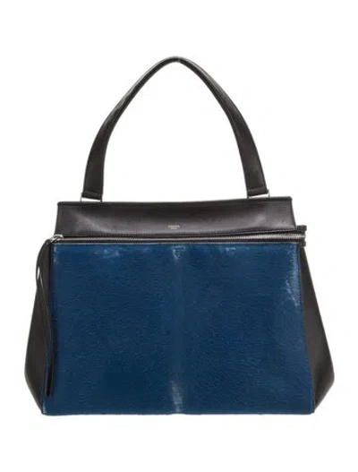 Pre-owned Celine Leather Edge Medium In Multi