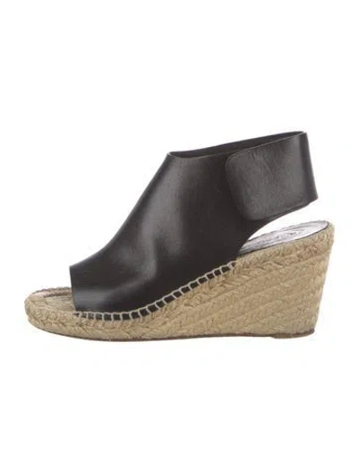 Pre-owned Celine Leather Espadrilles