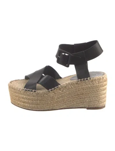 Pre-owned Celine Leather Espadrilles
