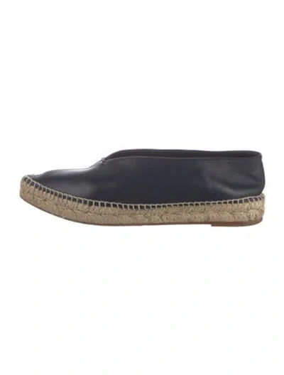 Pre-owned Celine Leather Espadrilles In Blue