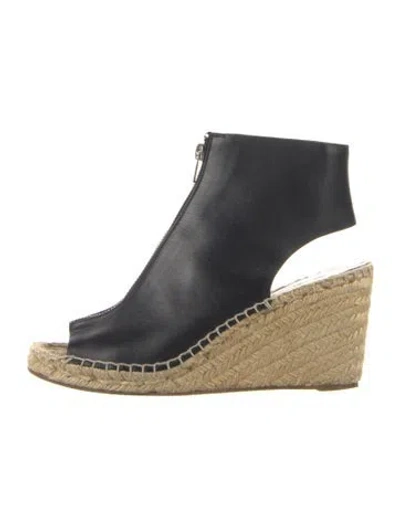 Pre-owned Celine Leather Espadrilles In Blue