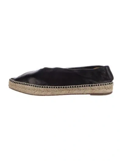 Pre-owned Celine Leather Espadrilles In Blue