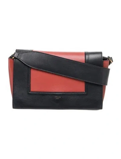 Pre-owned Celine Leather Frame Medium In Multi