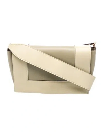 Pre-owned Celine Leather Frame In Neutral