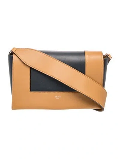 Pre-owned Celine Leather Frame In Neutral