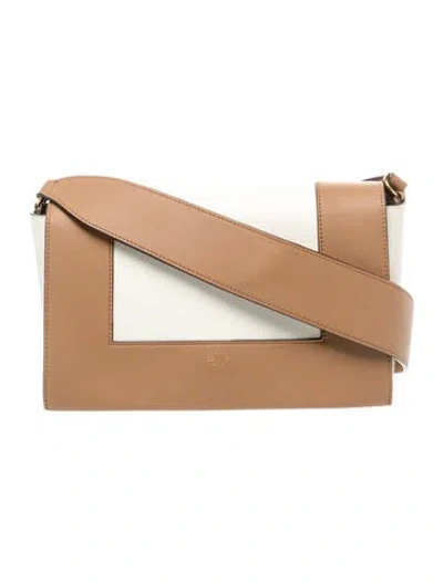 Pre-owned Celine Leather Frame In Neutral