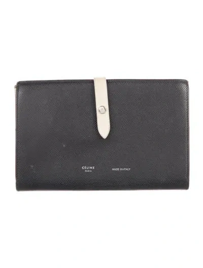 Pre-owned Celine Leather French Purse