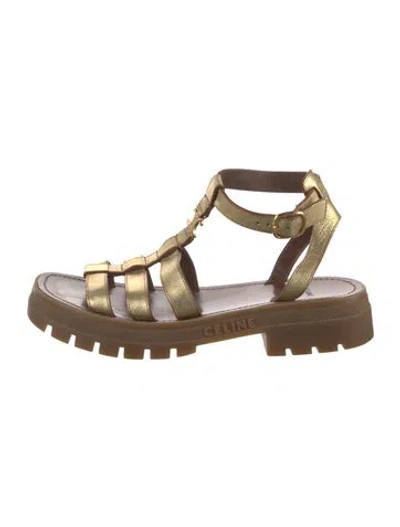 Pre-owned Celine Leather Gladiator Sandals