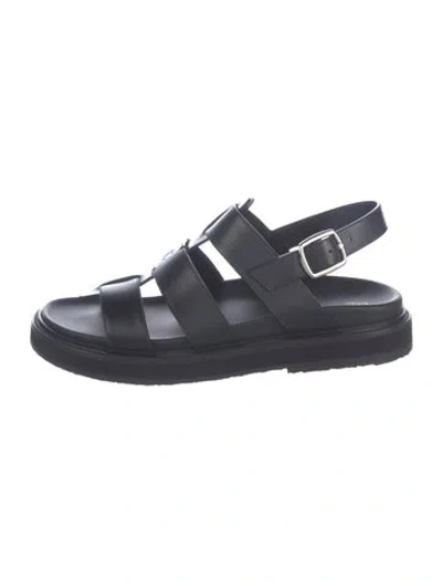 Pre-owned Celine Leather Gladiator Sandals In Blue