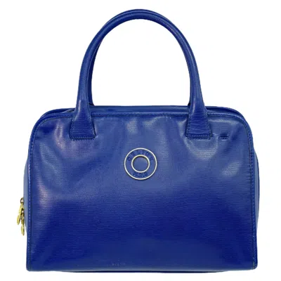 Pre-owned Celine Leather Handbag () In Blue