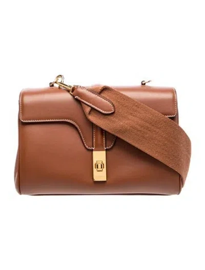 Pre-owned Celine Leather Leather Soft 16 Teen In Brown