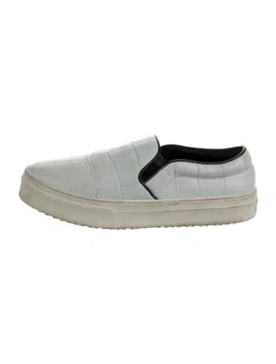 Pre-owned Celine Leather Leather Trim Embellishment Sneakers In Multi