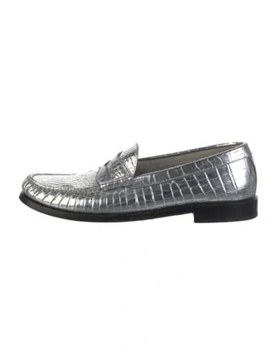 Pre-owned Celine Leather Loafers