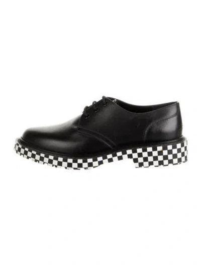 Pre-owned Celine Leather Loafers In Black