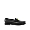 Celine Luco Triomphe Loafer Shoes In Black