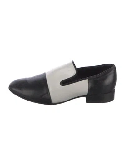 Pre-owned Celine Leather Loafers In Multi