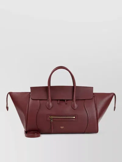 Celine Leather Medium Tote Bag
