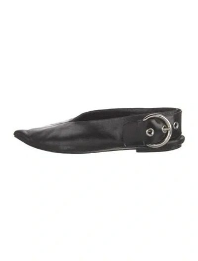 Pre-owned Celine Leather Mules In Black