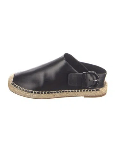 Pre-owned Celine Leather Mules In Black