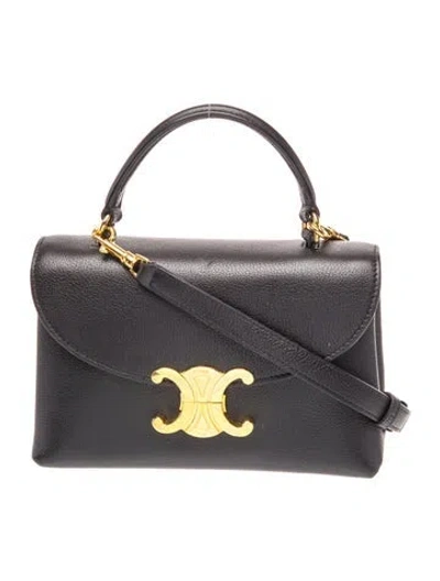 Pre-owned Celine Leather Nino Teen In Black