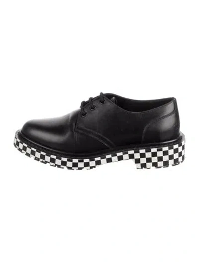 Pre-owned Celine Leather Oxfords In Black