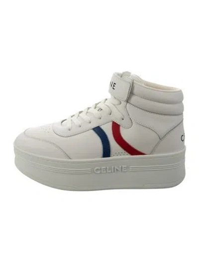 Pre-owned Celine Leather Printed Sneakers