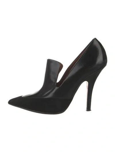 Pre-owned Celine Leather Pumps In Black