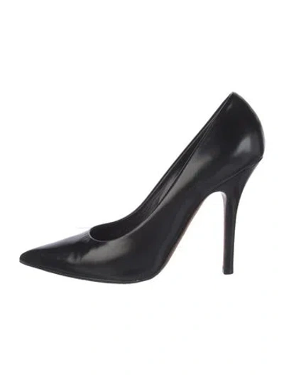 Pre-owned Celine Leather Pumps In Black