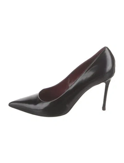 Pre-owned Celine Leather Pumps In Black