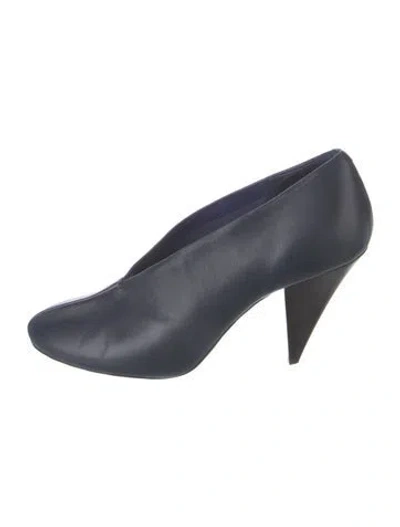 Pre-owned Celine Leather Pumps In Blue