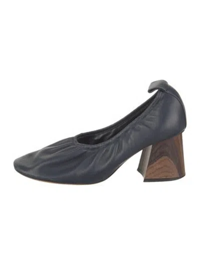 Pre-owned Celine Leather Pumps In Blue
