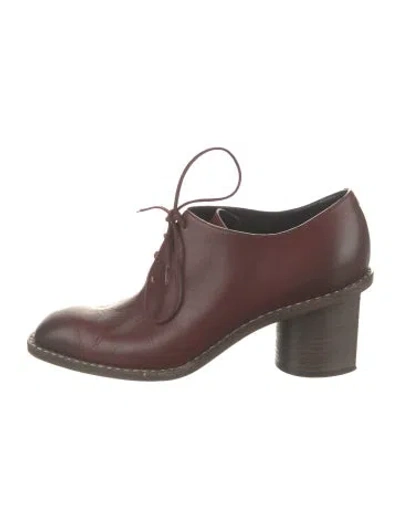 Pre-owned Celine Leather Pumps In Brown/burgundy