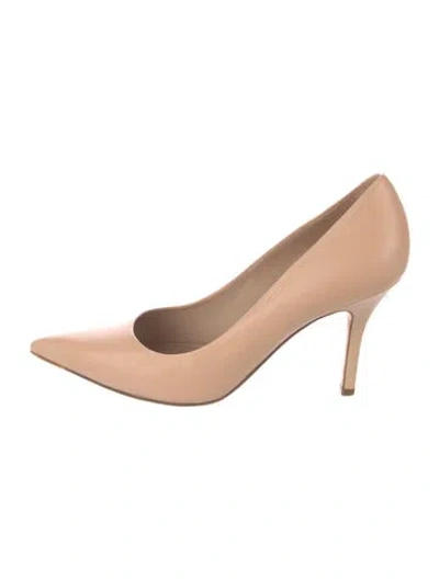 Pre-owned Celine Leather Pumps In Neutral