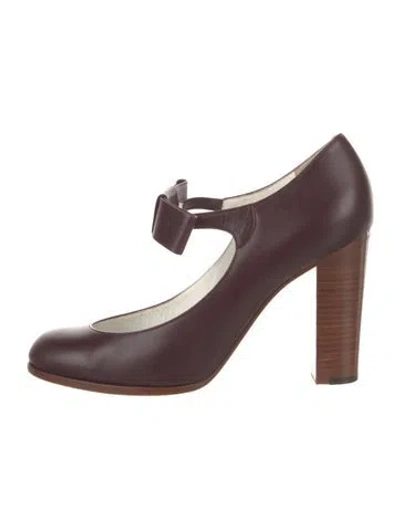 Pre-owned Celine Leather Pumps In Purple