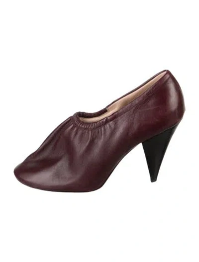 Pre-owned Celine Leather Pumps In Purple
