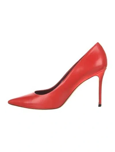 Pre-owned Celine Leather Pumps In Red