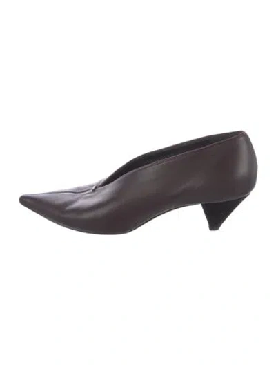 Pre-owned Celine Leather Pumps In Red