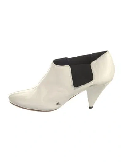 Pre-owned Celine Leather Pumps In White