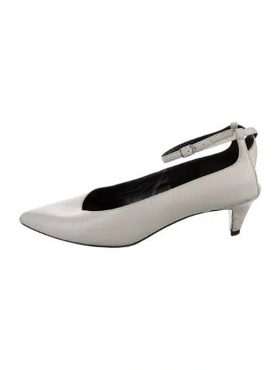 Pre-owned Celine Leather Pumps In White