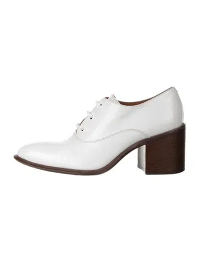 Pre-owned Celine Leather Pumps In White